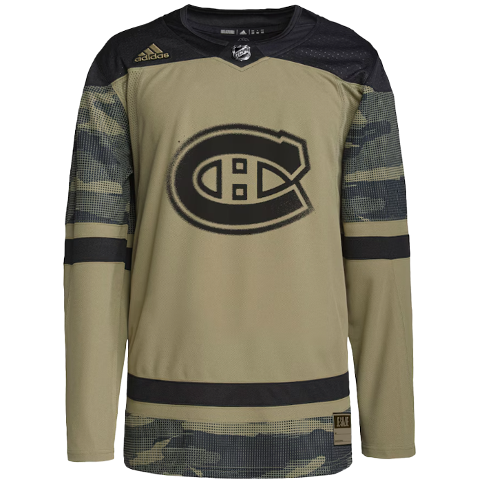 LNH - Maillot authentique Adidas Primegreen Military Appreciation des Canadiens de Montréal